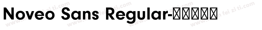 Noveo Sans Regular字体转换
